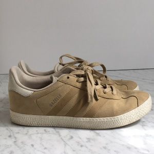 Tan suede adidas gazelle